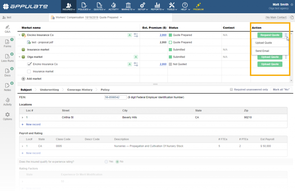 Redesigned quote buttons and a new feature for agents – Appulate Blog
